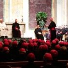 El Papa Francisco en su encuentro con los obispos de Estados Unidos