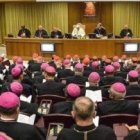Una panorámica de la sala sinodal del Vaticano