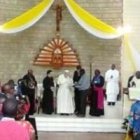 Francisco en la parroquia jesuita de San José Obrero en el barrio de Kangemi, un suburbio pobre cerca de Nairobi con 100.000 personas en duras condiciones