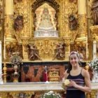 Carolina Marín es una gran campeona del bádminton, y asidua visitante del Santuario del Rocío