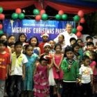 Fiesta de Navidad en una parroquia de Brunei para inmigrantes, especialmente filipinos