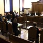 Sala del juicio Vatileaks 2  - se juzga a los que presuntamente filtraron documentos secretos y a quienes los recogieron