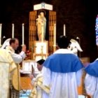 Misa por la forma tradicional del uso latino en el santuario de Champion, Wisconsin, lugar de la aparición