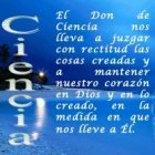 A juzgar con rectitud las cosas creadas...