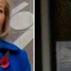 Martina Purdy, a la izquierda como corresponsal de política de la BBC en Belfast, a la derecha como religiosa contemplativa