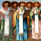 Basilio, Efraim, Eugenio, Agathodoro y Elpidio.