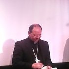 De izquierda a derecha: Jesús García, Borja Martínez-Echevarría, monseñor Juan Carlos Elizalde y Luis Cort.