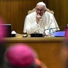 Francisco, durante el sínodo de la familia del que surgió la exhortación Amoris Laetitia.