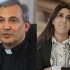 El cura Lucio Vallejo y la relaciones públicas Francesca Chaouqui, fotografiados antes del escándalo de las filtraciones