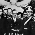 El general Videla en una imagen emblemática del llamado Golpe Cívico-Militar de 1976 en Argentina