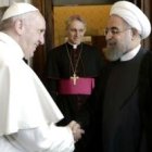 Hasán Ruhani, presidente de Irán, visitó al Papa Francisco en el Vaticano - desde 1999 no se producía una visita así