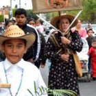 Procesión en Sahuayo recordando a San José Luis Sánchez del río, el niño cristero, que se celebra cada febrero, aniversario de su martirio