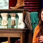 Rick y Melissa, exponiendo sus productos Grace  Lace y contando su historia en un programa de televisión.