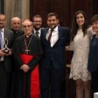 Los responsables de Goya Producciones y de la película Poveda recogen su premio Mirabile Dictu