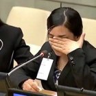 Samia Sleman se emociona al contar en el congreso WeAreN2016 su esclavitud bajo Estado Islámico