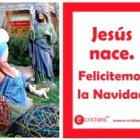 Jesús Nace - Felicitemos la Navidad - la propuesta de 2.300 carteles en Barcelona