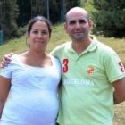 Jordina y Venancio, los padres de este bebé