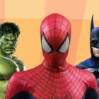 Superhéroes del universo Marvel -Vengadores, Spiderman- y del Universo DC -Batman, Superman