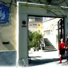 Entrada al reciento del santuario de Schoenstatt en la calle Serrano de Madrid