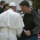 El Papa quiso reunirse este jueves con las víctimas del terremoto que sacudió Italia en agosto