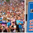 En la plaza San Martín de Lima llegaron 4 marchas distintas juntando una multitud contra la ideología de género