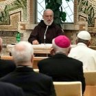 A la quinta y última predicación de Cuaresma asistió también el Papa Francisco.