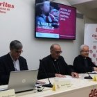 El arzobispo Omella, de Barcelona, presenta los datos de Cáritas de ayudas para alimentos