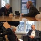 Kevin Dunn, director de El Timo de la Eutanasia, con expertos en Bélgica, donde los supuestos controles rigurosos han saltado hace mucho