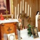 De izquierda a derecha: la futura Madre Angelica, Rhoda Wise y Karen Sigler, al cargo de la Casa del Milagro y autora de un libro sobre Rhoda Wise.