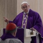 El Papa Francisco predica los Evangelios del Adviento