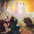 Se transfiguró delante de ellos.