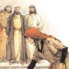 Se acercó una viuda ...