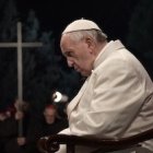 La oración que rezó el Papa giró en torno a la compunción por nuestros pecados.