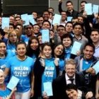 Jóvenes en la presentación del DOCAT en México... su estilo ágil y su grafismo lo hacen muy legible