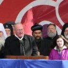 El cardenal Dolan en su alocución durante la Marcha por la Vida 2017