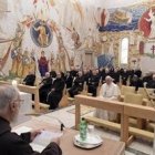 Raniero Cantalamessa en sus charlas de los viernes de cuaresma a la Curia