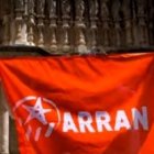 El grupo antisistema Arran ante el santuario de Montserrat... declaran su voluntad de profanar los espacios sagrados
