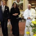 Los Reyes de Holanda -la reina es argentina- con el Papa Francisco