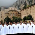 La famosa escolanía de Montserrat, uno de los 8 monasterios firmantes