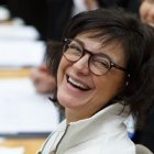 María Vallejo Nágera, en una de las clases del Máster / Bryan Panzano- Harvard