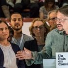 Los comunes de Xavier Doménech y Ada Colau son, tras la CUP, la formación más hostil a la escuela cristiana