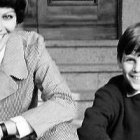 Claudia Cardinale, con unos 25 años, y su hijo Patrick, con 8 o 9