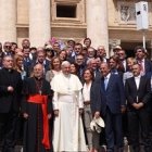 El Papa se ha fotografiado con los directivos de COPE este miércoles