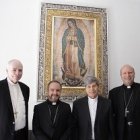 El cardenal Aguiar, el nuncio Coppola y otros obispos visitaron las posibles futuras diócesis