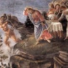 Dejándose tentar por Satanás.