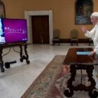 El Papa Francisco en su videoconferencia con la Sophia University de Tokio