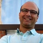 Juan Luis, a la puerta del seminario de Getafe.