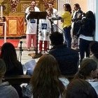 Cientos de personas acudieron a Ávila al Rosario en Familia por la unidad, concordia y paz entre los españoles.