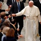 El Papa recibió este jueves en audiencia a los trabajadores del Vaticano