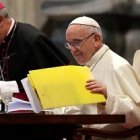 El Papa se reunió este lunes con los obispos, sacerdotes y religiosos de la Diócesis de Roma